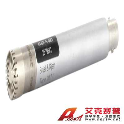 4189-A-021 型  配有 2671 型前置放大器的 ? 英寸自由場傳聲器（20赫茲到20千赫，預(yù)極化）