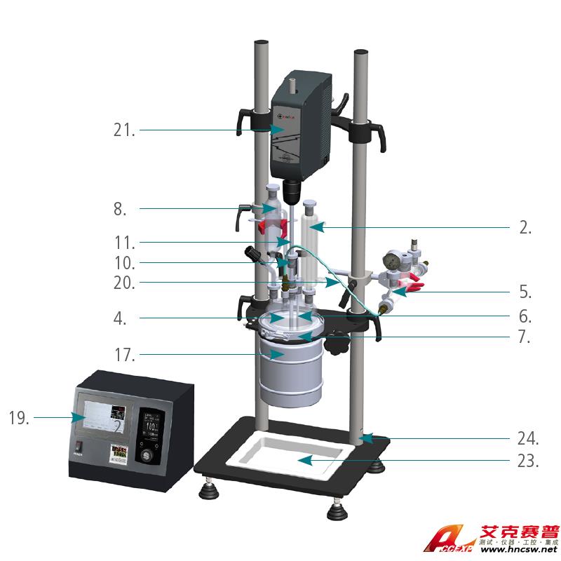 JULABO優(yōu)萊博 3000 ml壓力反應(yīng)釜，（ 150mm法蘭開口）JRS-6423-2