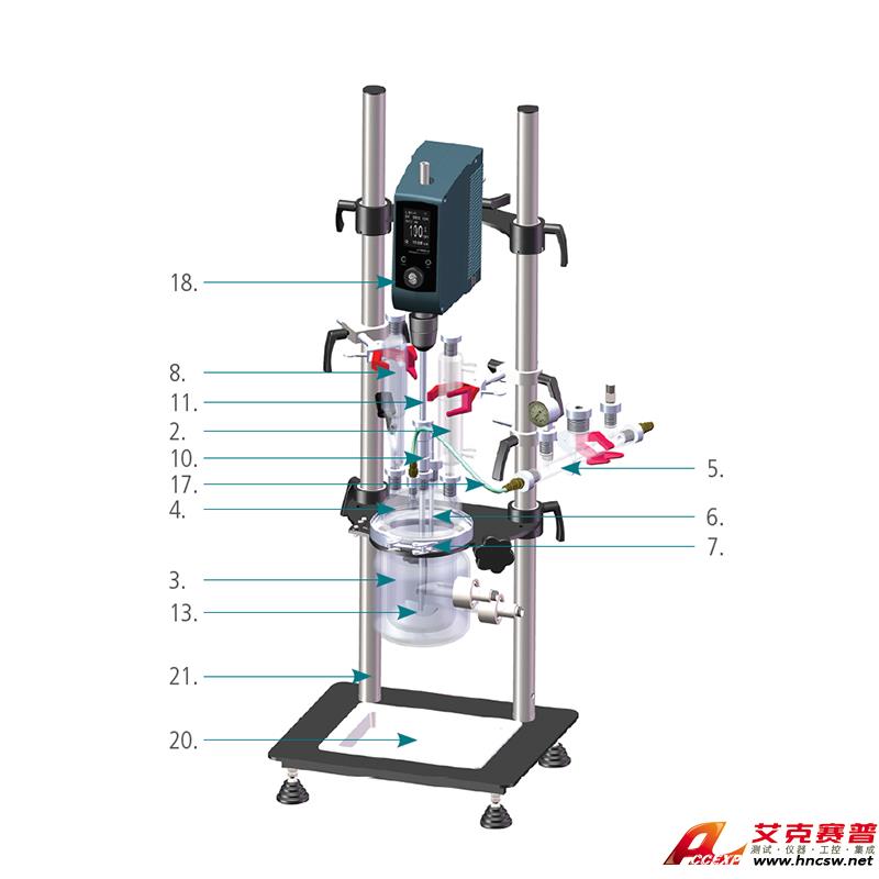 JULABO優(yōu)萊博 3000ml壓力反應(yīng)釜，（150mm法蘭開口）JRS-6429-242
